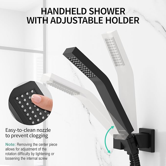 Matte Black Shower System
