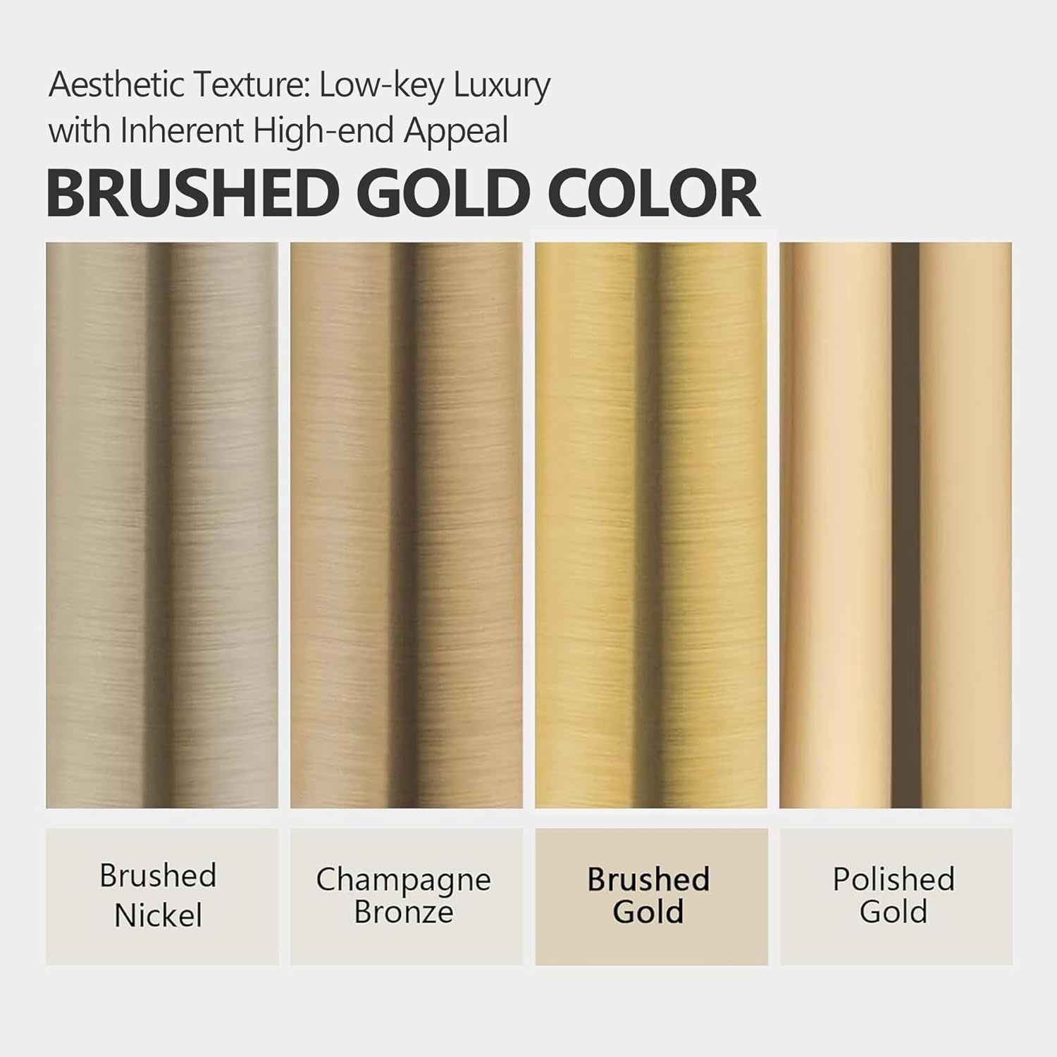 Shower System In Brushed Gold