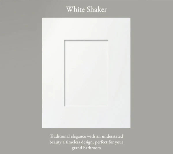 48″ Solid Wood Vanity in White Shaker