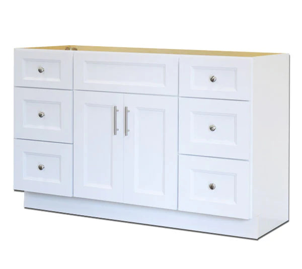48″ Solid Wood Vanity in White Shaker