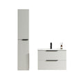 30” Sierra Vanity set with Side Cabinet in Light Grey
