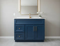 30" Solid Wood Vanity in Blue Shaker