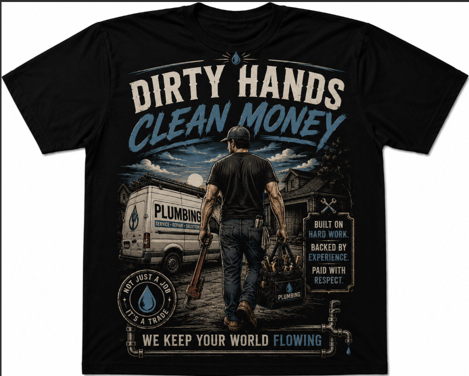 Dirty Hands Clean Money Trade Life Tee