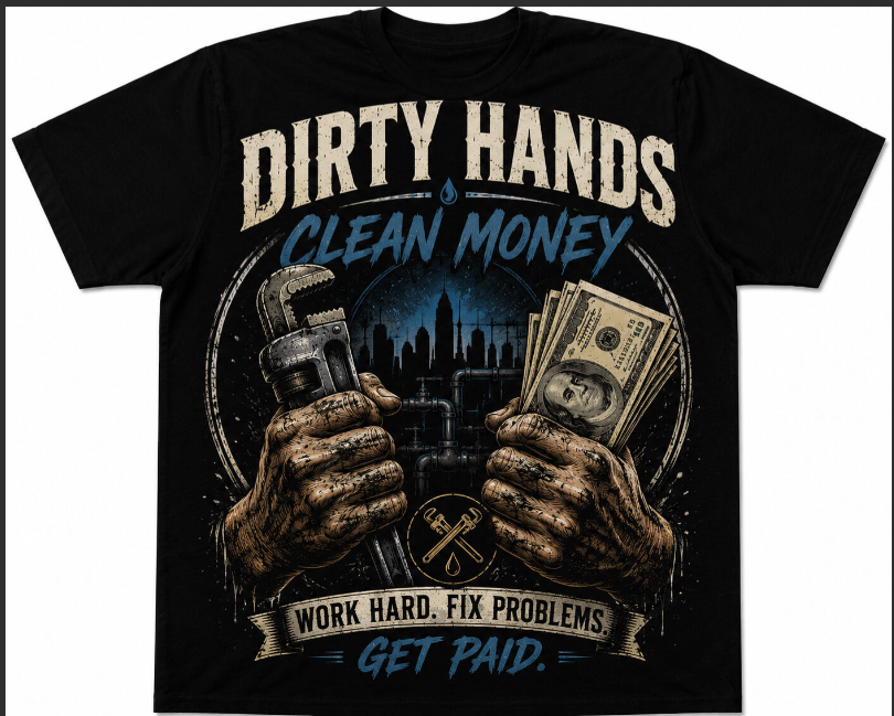 Dirty Hands Clean Money Get Paid Tee