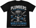 Plumbers Don’t Wear Capes Tee – World Flowing Edition