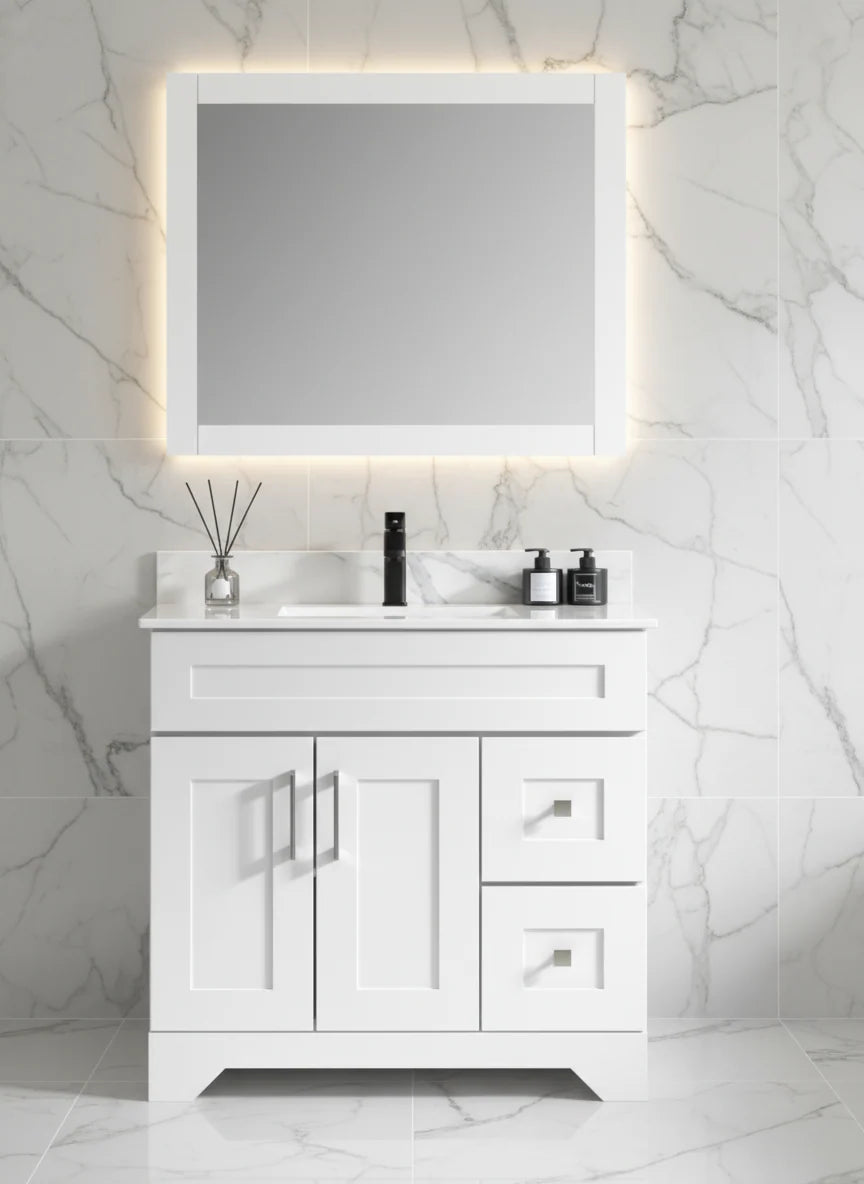 30" Newport Vanity  - Shaker Style Cabinetry