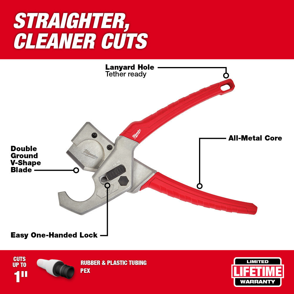 Milwaukee Tool 1 -inch PEX and Tubing Cutter
